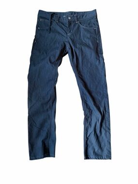 Athleta Dark Navy Low Rise Straight-Leg Y2K Jeans 10